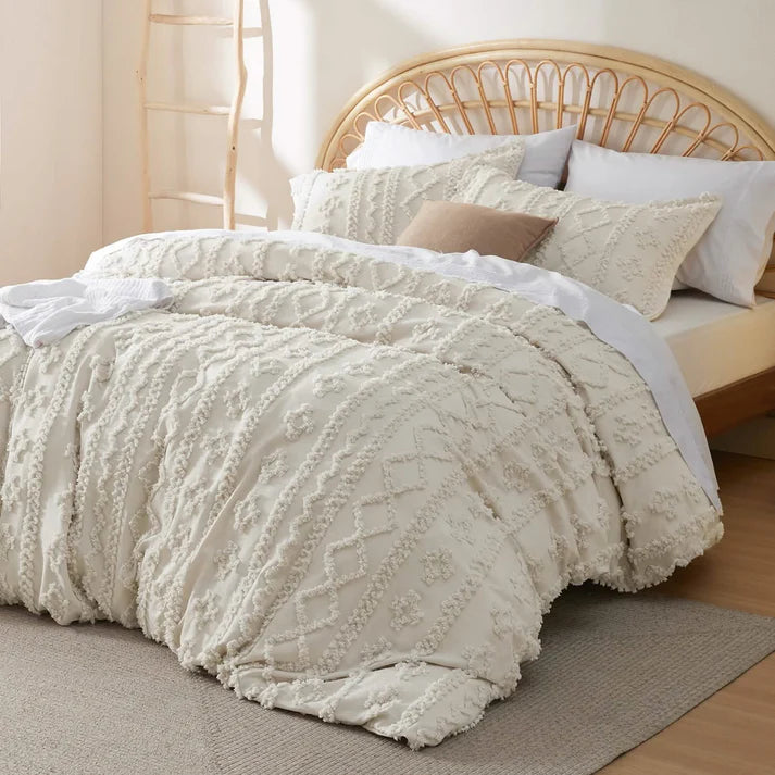 Boho Deluxe Embroidery Comforter Set