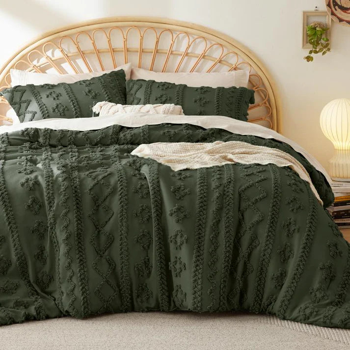 Boho Deluxe Embroidery Comforter Set